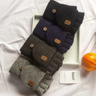 1pair Knitted Fingerless Gloves Winter Warm Touch Screen Half Finger - New