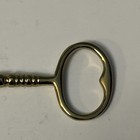 Vintage Williamsburg Restoration Vmc Virginia Metal Crafters 8  Brass Key
