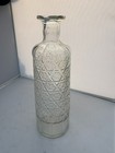 Vintage Schenley Whiskey Liquor Embossed Glass Bottle Decanter