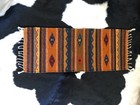 Zapotec Mexican Southwest Oaxaca Woven Handmade Wool Area Rug Table Runner 16x44