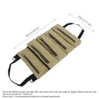 Roll Tool Waterproof Multi-purpose Tool Roll Up Bag Wrench Pouch Hanging Carrier