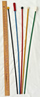      Vintage Circus Carnival Cane Stick Lot Of 6 Wooden Wood Topper Americana     