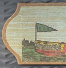 Vintage Steamship Boat Nautical Painted Plaque Windsor Art Products 31 5 X 10 In