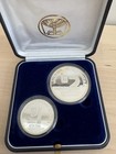 Medicine In Israel  1 And 2 New Sheqel Commerative Coin Set 1995 W  Coa   Box