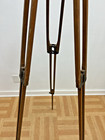 Vintage Wood Tripod Rustic Decor Transit Light Stand Survey Industrial Decor 4 