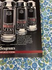 Vintage 1985 Seagram   s Imported Vodka Print Ad Has    mouthfeel   