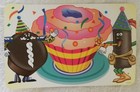 Vintage Hostess  captain Cupcake  Advertising Store Sign  Unused