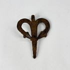 Gan Brass Lizard Pendant Burkina Faso