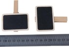 20pcs Wooden Mini Chalkboard Blackboard With Clip Message Chalk Board Tag Sig   