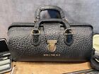 Vintage Lilly Doctor Bag Full Of Medical Gynecology Instruments Antique Leather