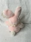 Vintage 1985 Gund Pudgy Pink Baby Bunny Rabbit Stuffed Animal Plush 3412 W  Tag