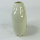 Art Of Chokin Small Vase Peacocks Flowers White Ceramic Gold Copper Edged Japan