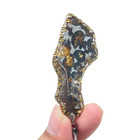 Sericho Pallastie Meteorite Pendant    Meteorite Necklace   from Kenya Tb334