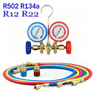 For R502 R134a R12 R22 Ac Manifold Gauge Set A c Refrigeration 3 Way Hose