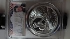 2017  Jfk Solomon Islands Pcgs Ms 70 1 Oz 999 Silver Kennedy Signature Label