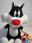 Looney Tunes Toy Factory Sylvester Plush Toy Animal With Tags 7 