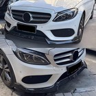 Carbon Fiber Front Lip For C Class W205 2015-2018 C300 C43 C63 Amg Sport