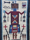 Handwoven Southwestern  Western Native American Rustic Lodge Wool Tapestry Rug