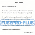New Ferraz Class L Fuse A4bt800 600v 800a  In Stock  Same Day Ship Out