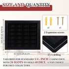 Silipull 3 4  Casino Dice Display Frame Las Vegas Dice Wall Mounted Shadow Box