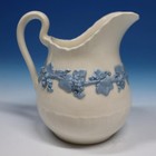 Wedgwood Queensware - Lavender On Cream - Shell Edge - Creamer - 4   Inches