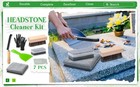 7 Pcs Headstone Cleaner Kit For Grave Cleaning Granite And Stone