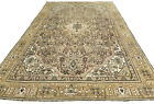 Rare Handmade Floral Geometric Oriental Rug Distressed Vintage Carpet 6 4x9 5 Ft