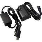 Hqrp Usb-c Dc Converter For Canon Eos Digital Slr Camera Ack-e6  Lp-e6 Battery
