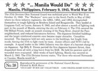 Manila Would Do  Manila Philippines February 9  1945  World War Ii