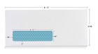 Aimoh  10 Window Envelopes 500 Pack Self Seal Security Tint 24 Lb
