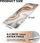 Anti Fatigue Kitchen Mat  Cushioned Memory Foam  Non-slip Marble Floor Mat