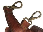 Vintage Goat Leather Replacement Shoulder Strap Messenger Briefcase Luggage Bag