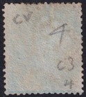 1855 C3 Sg24 1d Red Brown Plate 4 Sc P14 Constant Variety Fine Used  th 