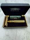Vintage 40   s Gillette Gold Tech Razor Original Box   Gillette Blue Blades