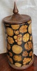Antique Vintage American Hand Carved Wood Vase Vessel Cup Rare Unusual Amazing 