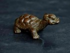 China Old Brass Turtle Statue Animal Tortoise Figurine Feng Shui Decor Collect