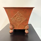 Nwot Decorative Square Planter Box Metal