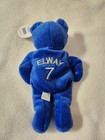 Salvino s Bammers John Elway  7 Broncos January 1999 Blue Beanie Bear New