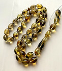 Natural Baltic Amber 15g  Islamic Prayer Rosary 33 Olive Beads Tesbih Misbaha