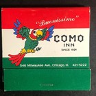 Vintage C1970 s Full Matchbook - Como Inn - Chicago W  Parrot 