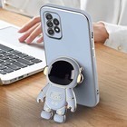 Astronaut Stand Shockproof Slim Case For Samsung S25 S24 S23 S22 S21 A53 A54 A14