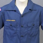Boys Official Bsa Boy Scout Cub Scout Short Sleeve Shirt   Blue   Youth Large