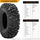 Set 4 26x11-12 26x9-12 Atv Utv Tires 26x9x12 26x11x12 All Terrain Mud Tires