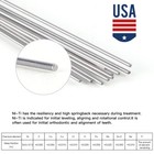 Azdent Dental Orthodontic Arch Wire Super Elastic Niti Round Ovoid Form