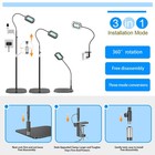 30x 10x Extra Large Floor Magnifying Glass With Light And Stand  56in Adjustable
