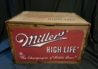 Miller High Life Beer Wooden Box Chest Cooler With Handles 24 x18 x15 