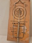 Lot Of 4 Metal Wire Spring Plate Holders Wall Hangers Decorative Display