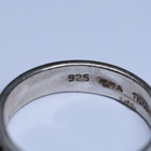 Southwestern Style Sterling Silver Band Ring Size 8 25 - 4 8mm Wide