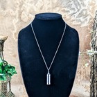 Diy Blood Vial Pendant Necklace  Empty Bottle Tube Memorial Cremation Glass