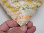  2  Vtg Harris Bluprint Quality Ticking Feather Down Filled 17x17 Pillows Yellow